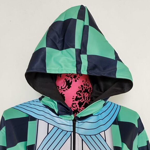 NEW anime Demon Slayer Kimetsu no yaiba Tanjito sweatshirt Unisex - Picture 3 of 4